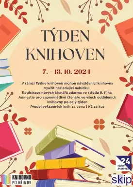 Týden knihoven - 7.10. - 12. 10. 2024