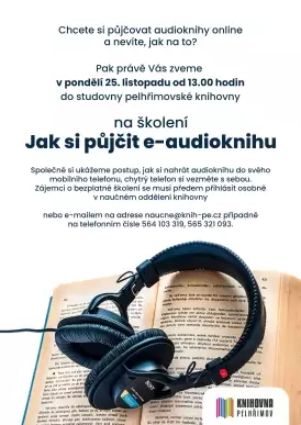 Jak si půjčit e-audioknihu - listopad